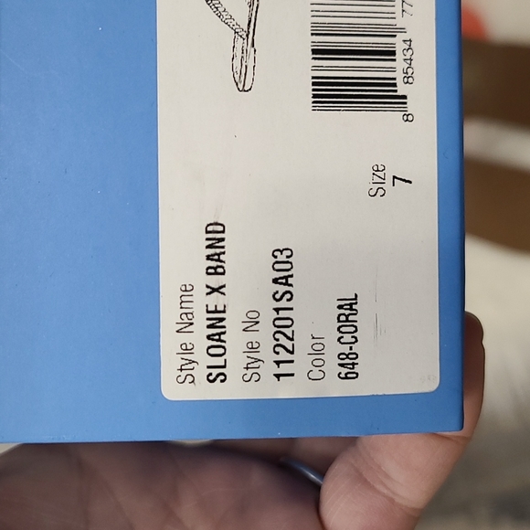 NIB Jack Rogers Sloane X Band Sandals – Coral - Picture 9 of 9